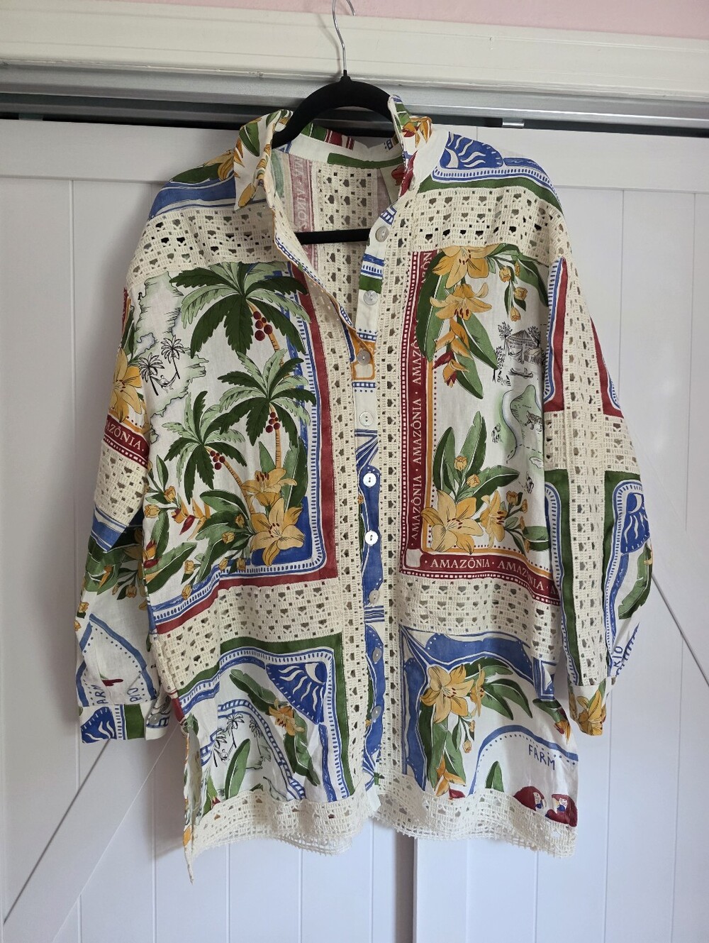 Farm Rio Linen Blend Tropical Set - Picture 6 of 9